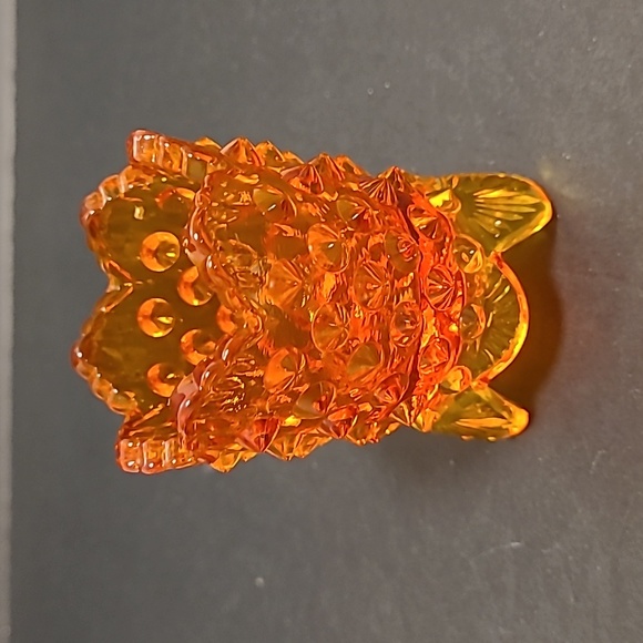 Vintage Footed Fenton Hobnail Toothpick Holder - Picture 5 of 16